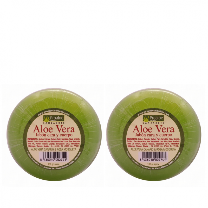 Duo Pack Aloe Vera And Rosehip Soap 100gr