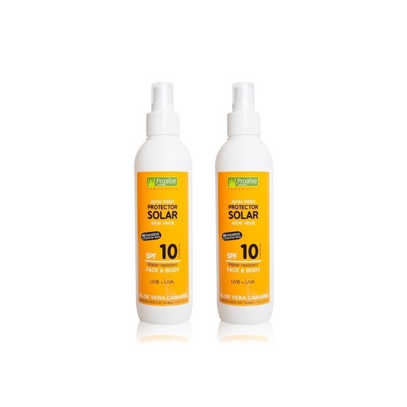 Duo Pack Spray Sunscreen With Aloe Vera SPF 10 200ml