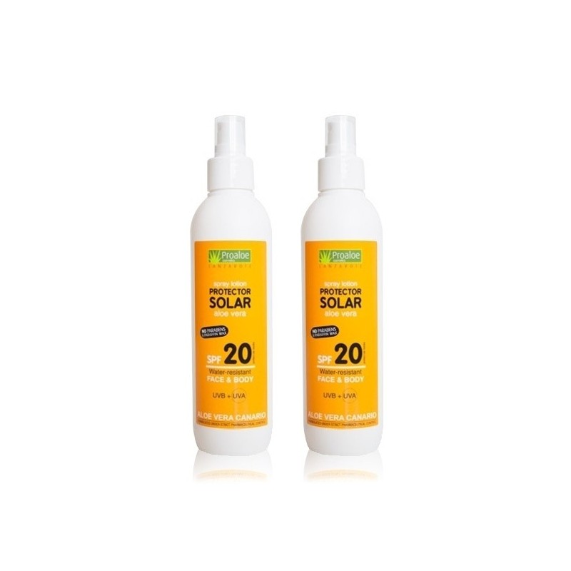 Duo Pack Spray Solar Aloe Vera SPF20 200ml
