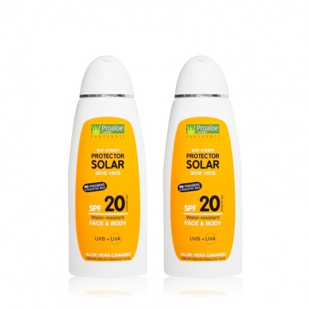 Duo Pack Protector Solar con Aloe Vera SPF 20 200ml