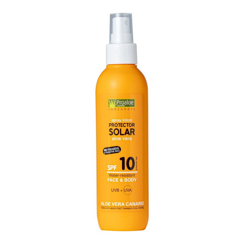 Protector Solar en Spray con Aloe Vera SPF 10 200ml