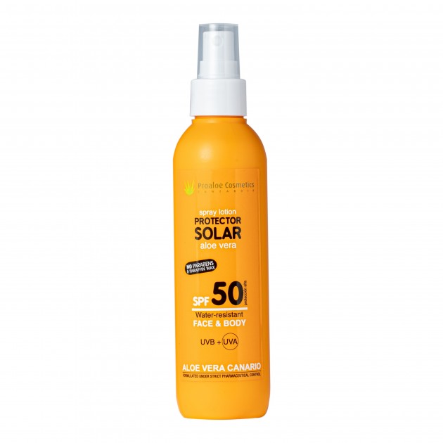 Protector Solar en Spray con Aloe Vera SPF 50 200ml