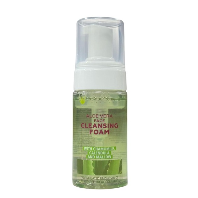 Espuma Limpiadora Facial de Aloe Vera 100ml