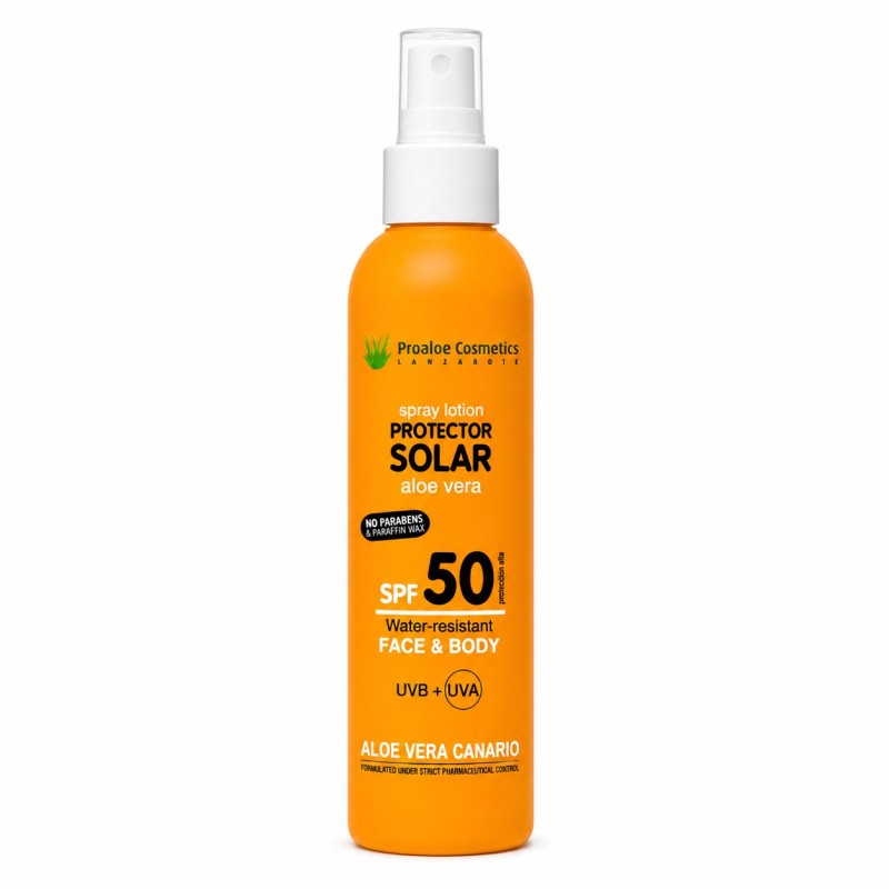 Protection Solaire en Spray à l’Aloe Vera SPF 50 200 ml