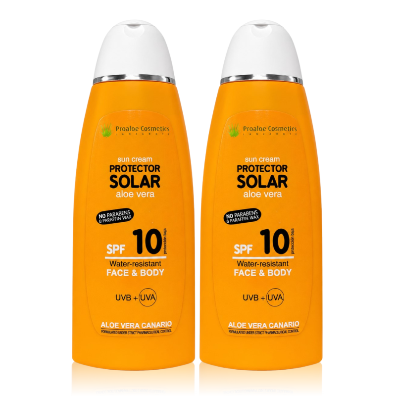 Duo Pack Protector Solar con Aloe Vera SPF 10 200ml