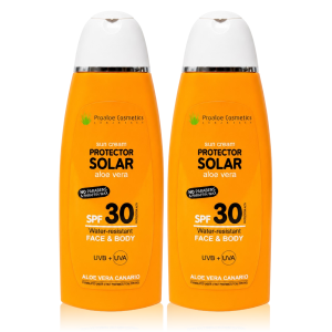 Duo Pack Protecteur Solaire Aloe Vera SPF30 200ml