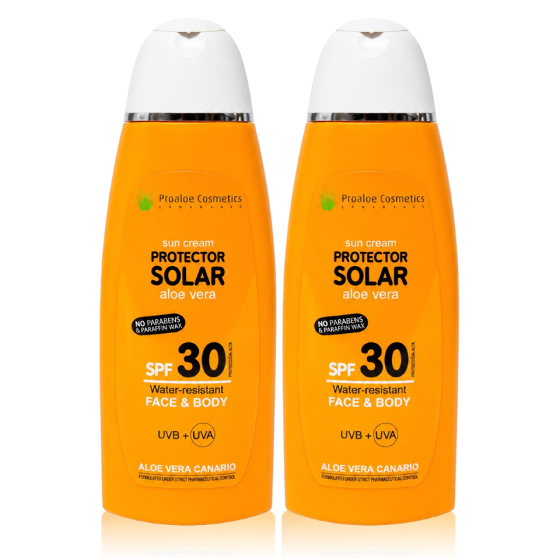 Duo Pack Protecteur Solaire Aloe Vera SPF30 200ml