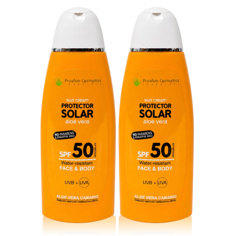 Duo Pack Protector Solar con Aloe Vera SPF 50 200ml