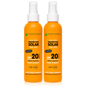 Duo Pack Spray Solar Aloe Vera SPF20 200ml