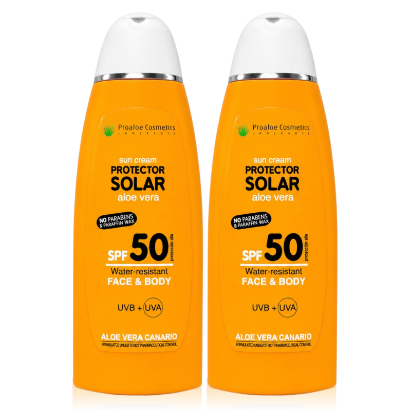 Duo Pack Protecteur Solaire Aloe Vera SPF50 400ml