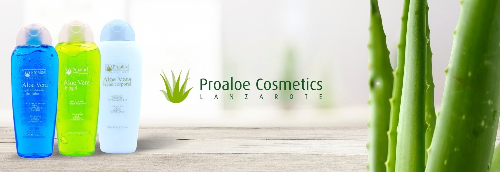 Pure and Natural Aloe Vera cosmetics from the Canary islands